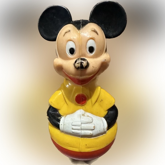 - Mickey Mouse Roly Poly Stand-up Child's Toy Vintage 1975 Walt Disney, 4 … - Picture 1 of 4